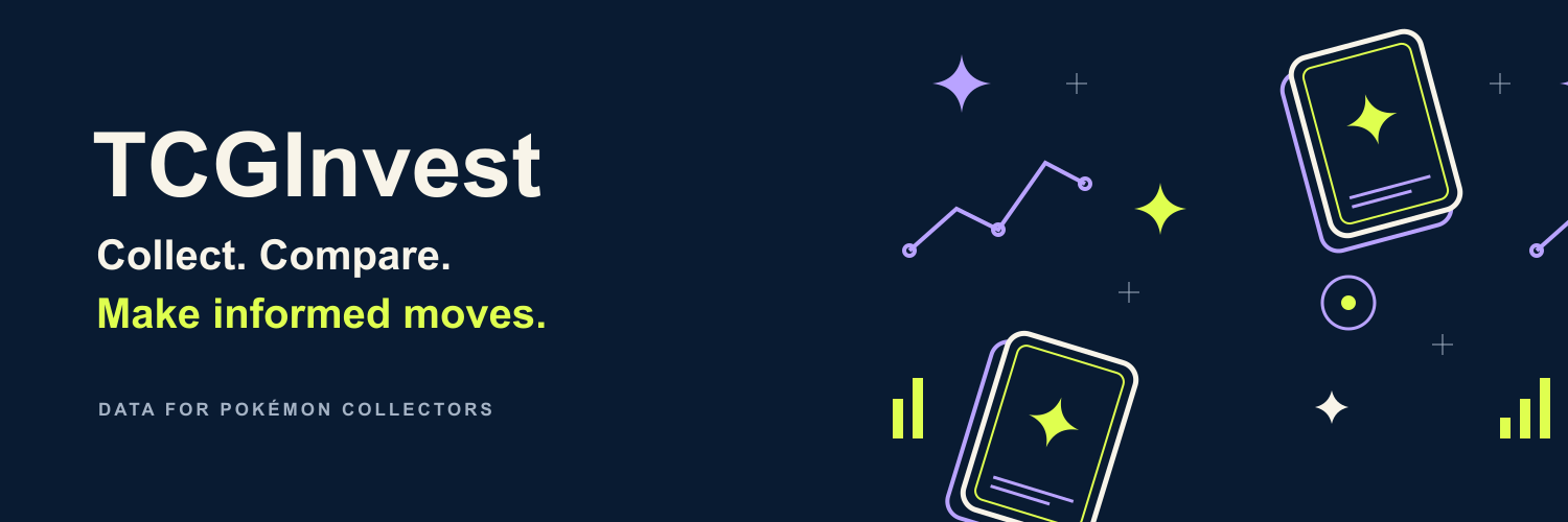 TCGInvest — Collect. Compare. Make informed moves.