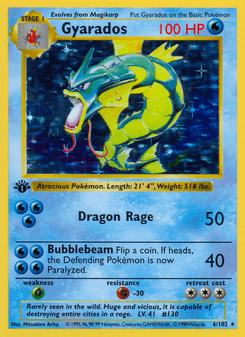 Gyarados, Base, 6/102, English card artwork