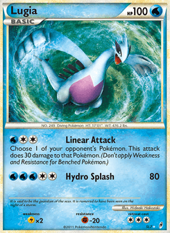 Lugia, Call of Legends, SL7, English card artwork