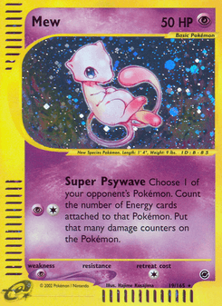 Mew, Expedition Base Set, 19/165, English card artwork