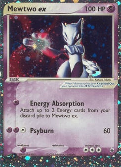 Mewtwo ex, Ruby & Sapphire, 101/109, English card artwork