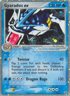 Gyarados ex, FireRed & LeafGreen, 109/112, English card artwork