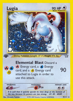 Lugia, Neo Genesis, 9/111, English card artwork