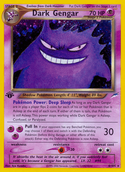 Dark Gengar, Neo Destiny, 6/105, English card artwork