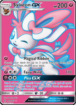 Sylveon-GX, Guardians Rising, 140/145, English card artwork