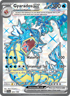 Gyarados ex, Scarlet & Violet, 225/198, English card artwork