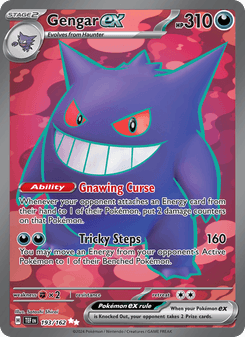 Gengar ex, Temporal Forces, 193/162, English card artwork