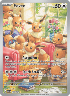 Eevee, Twilight Masquerade, 188/167, English card artwork