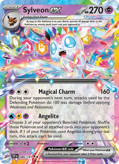 Sylveon ex, Surging Sparks, 86/191, English card artwork