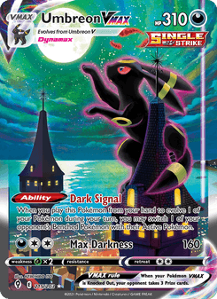 Umbreon VMAX, Evolving Skies, 215/203, English card artwork
