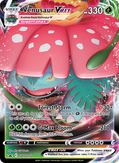 Venusaur VMAX, SWSH Black Star Promos, SWSH102, English card artwork