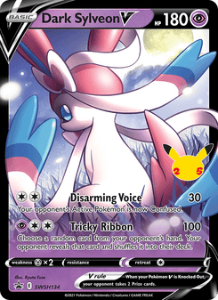 Dark Sylveon V, SWSH Black Star Promos, SWSH134, English card artwork