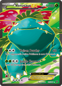 Venusaur-EX, XY, 141/146, English card artwork