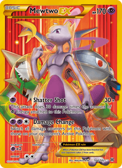 Mewtwo-EX, BREAKthrough, 164/162, English card artwork